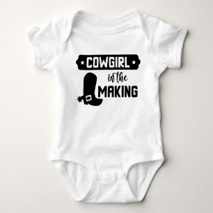 Cowgirl In The Making Baby Bodysuit