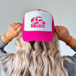 Cowgirl  Last Rodeo Bachelorette Bride Trucker Hat<br><div class="desc">A fun cowgirl design with hot pink lettering</div>
