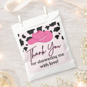 Cowgirl Last Rodeo Custom Thank You Favour Bag