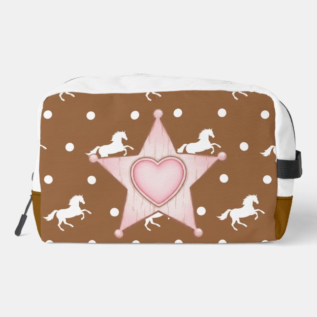 Cowgirl Makeup Bag (Back)