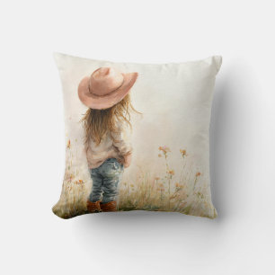 Cowgirl Nursery Pillow – Western Farm Decor