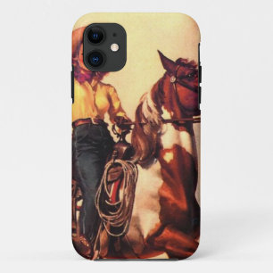 Cowgirl on Her Horse Case-Mate iPhone Case