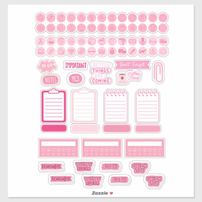  COWGIRL PLANNER STICKERS (Sheet)
