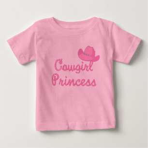 Cowgirl Princess With Pink Hat Shirts