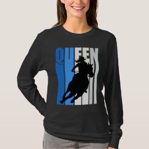 Cowgirl Queen Rodeo Women Southern Girls Western B T-Shirt