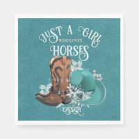Cowgirl quote turquoise leather cowboy boots hat