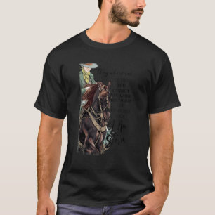 Cowgirl Riding Horse I'm The Storm Western Country T-Shirt