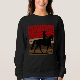 Cowgirl Rodeo Horse Country Graphic for Women and  Sweatshirt