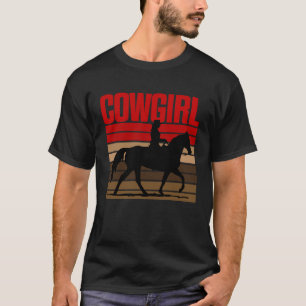 Cowgirl Rodeo Horse Country Graphic for Women and  T-Shirt