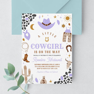 Cowgirl Rodeo Southwestern Baby Shower Invite