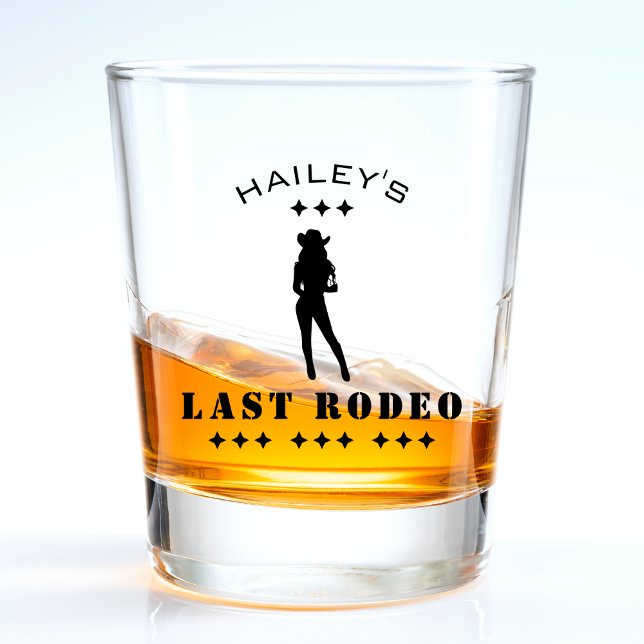 Cowgirl Rodeo Wedding Bachelorette Party Shot Glass (cowgirl rodeo wedding bachelorette party shot glass)