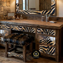 Cowgirl Rustic Western Country Wood Decoupage 