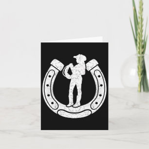 Cowgirl Silhouette Horsescute Ss Cute Ss Horseback Card