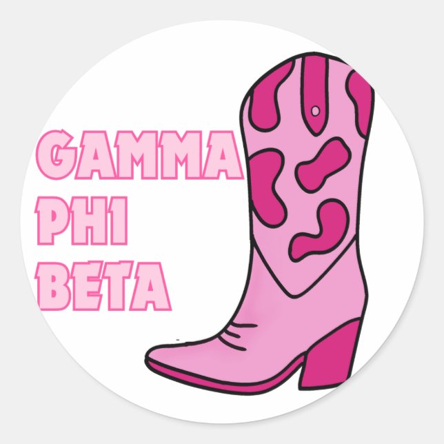 Cowgirl Sorority Sticker (Front)