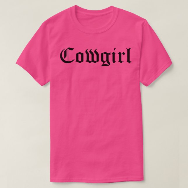 Cowgirl T-Shirt (Design Front)
