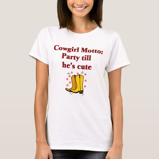 Cowgirl T-shirt (Front)