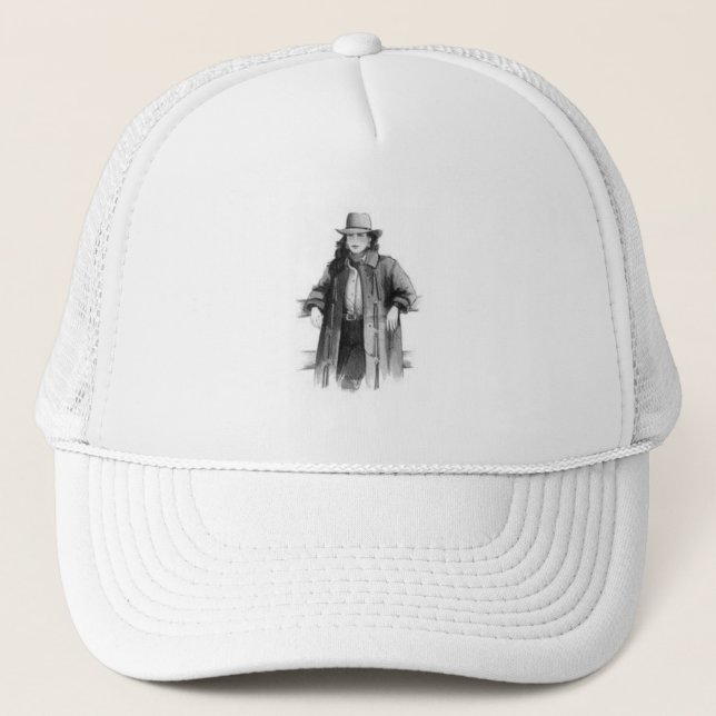 Cowgirl Trucker Hat (Front)