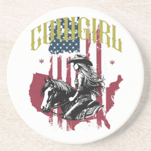 COWGIRL USA COASTER