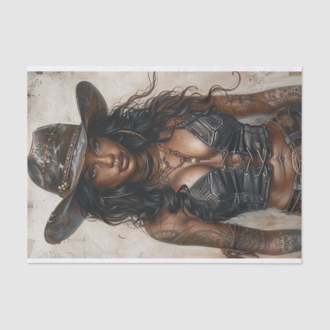 Cowgirl Vibes23 Tissue Paper (Front)