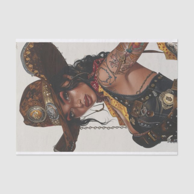 Cowgirl Vibes28 Tissue Paper (Front)