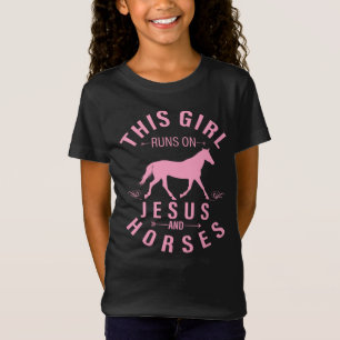 Cowgirl Western Farm Equestrian Cute Horse T-Shir T-Shirt