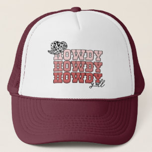 Cowgirl western hat Howdy Y'all rodeo