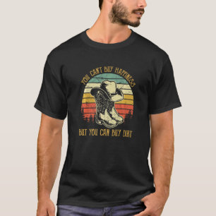 Cowgirl Western You Can't Buy Happiness But You Ca T-Shirt