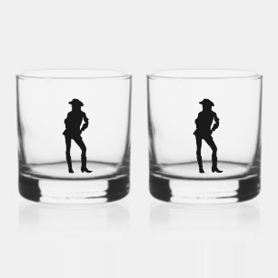 Cowgirl Whiskey Glass