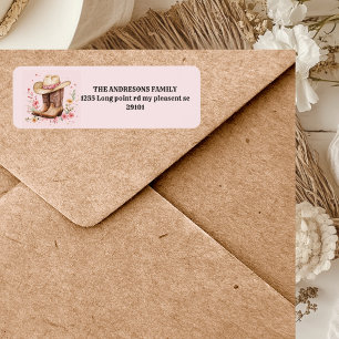 Cowgirl Wildflowers Bash Birthday   Pink Western