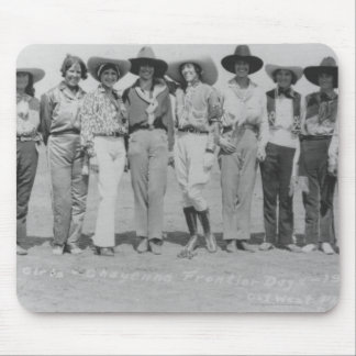 Cowgirls at Cheyenne Frontier Days, 1929. Mouse Pad