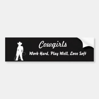 Cowgirls Bumper Sticker