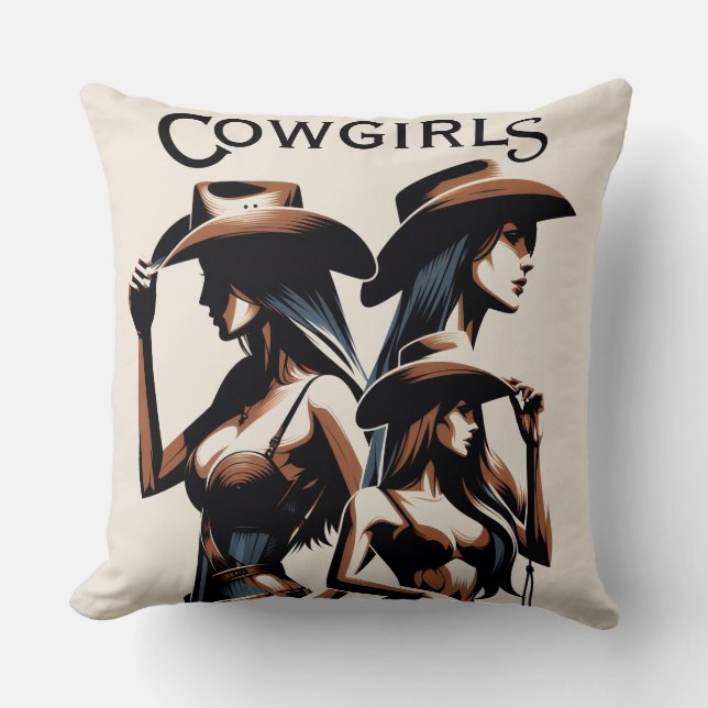 Cowgirls Cushion (Front)