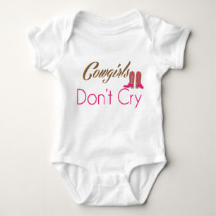 Cowgirls Don't Cry infant clothing Baby Bodysuit