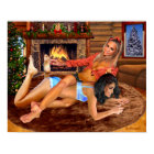 COWGIRLS LOG CABIN PLAY WRESTLING