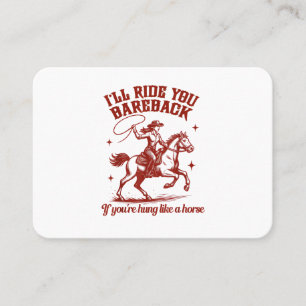 Cowgirls Western Wild West  Business Card