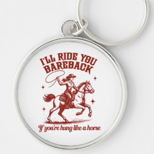 Cowgirls Western Wild West  Key Ring