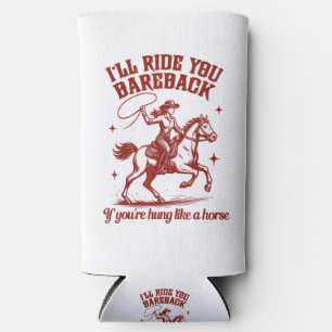 Cowgirls Western Wild West  Seltzer Can Cooler