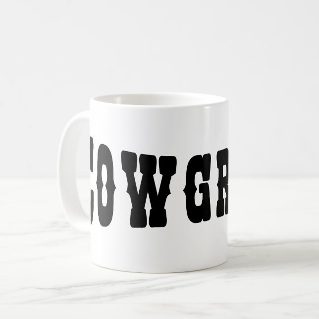 COWGRRRL COFFEE MUG (Front Left)