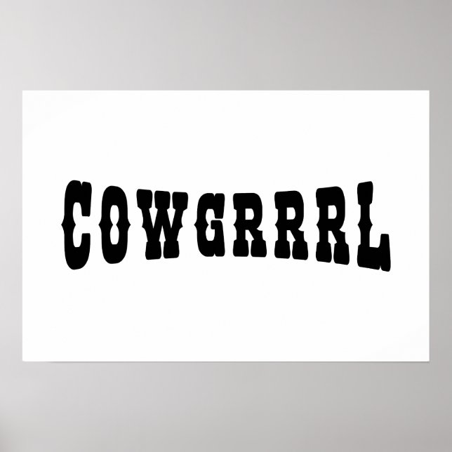 COWGRRRL POSTER (Front)