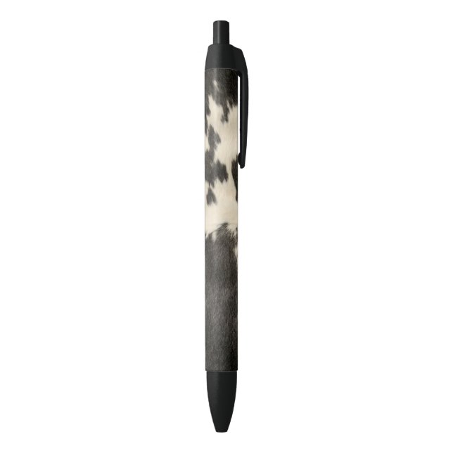 Cowhide Black Ink Pen (Bottom (Vertical))