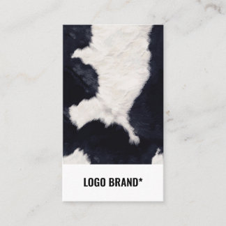 COWHIDE BUSINESS CARD