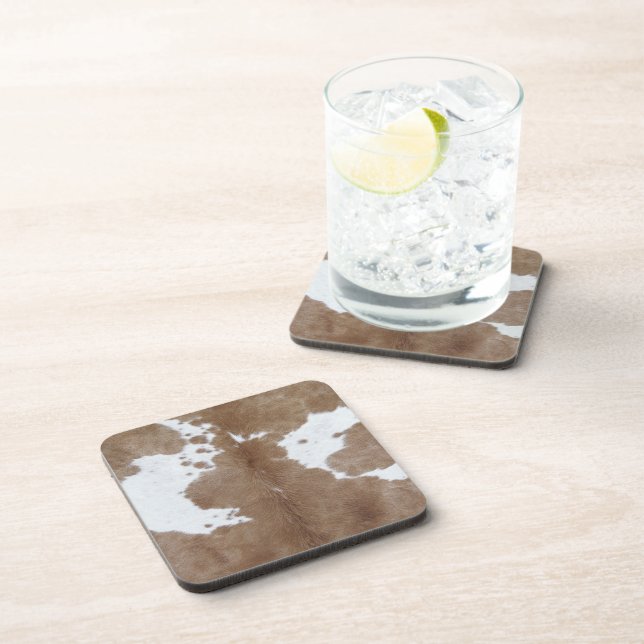 Cowhide Coaster (Right Side)