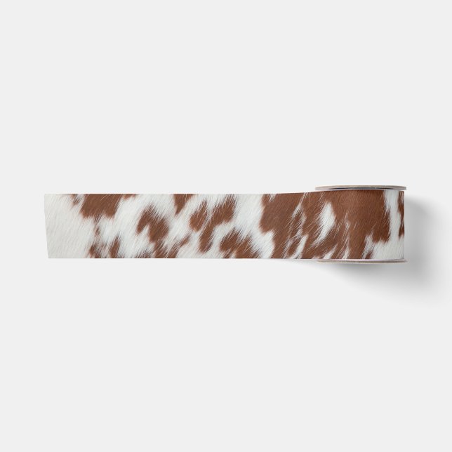 Cowhide Craft Ribbon Satin Ribbon (Front)