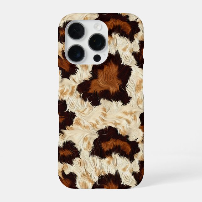 Cowhide iPhone Case (Back)