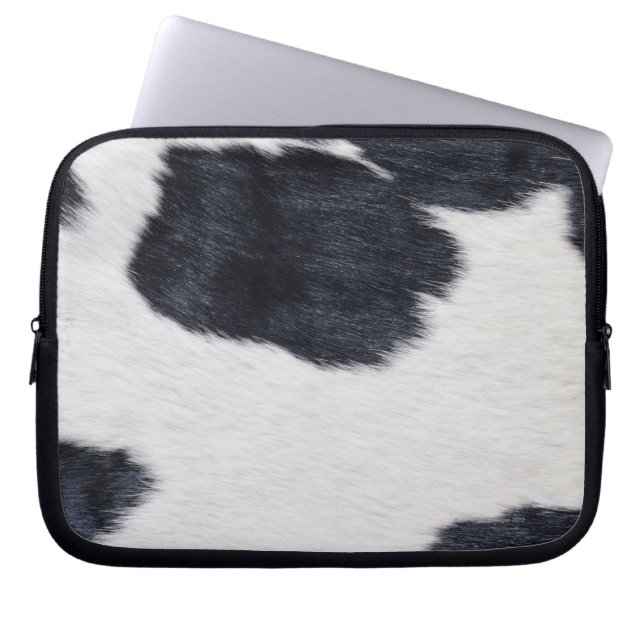 Cowhide Print Laptop Sleeve (Front)