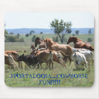 Cowhorse Fun Mouse Pad