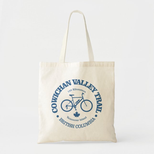 Cowichan Valley Trail (cycling) Tote Bag (Front)
