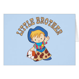 Cowkids Little Brother Blank Card