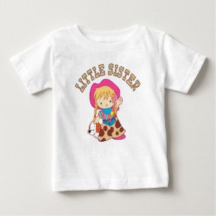 Cowkids Little Sister Baby T-Shirt