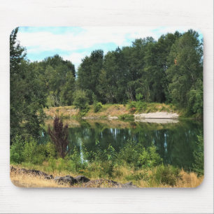 Cowlitz River, Castle Rock, Washington Mouse Pad